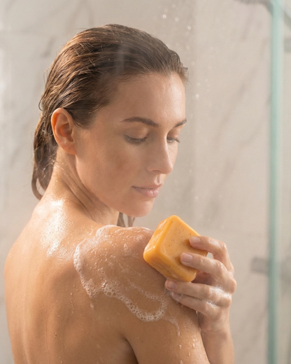 Biologische Kurkuma zeep | Vermindert zichtbaar pigmentvlekken & acne